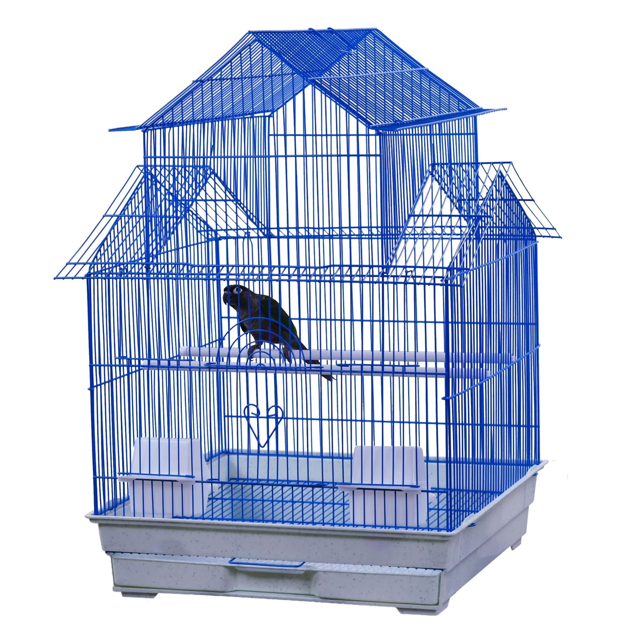 A&E House Top Bird Cage in Retail Box 18inx18in