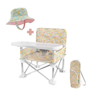 Baby Chair with Tray and UV Hat Set