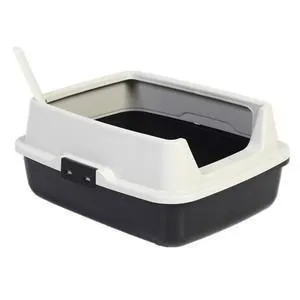 Bono Fido High Rimmed Cat Litter Tray with Scoop