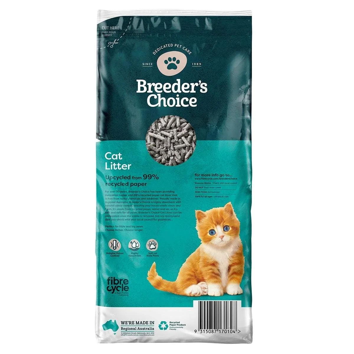 Breeders Choice Cat Litter 30L