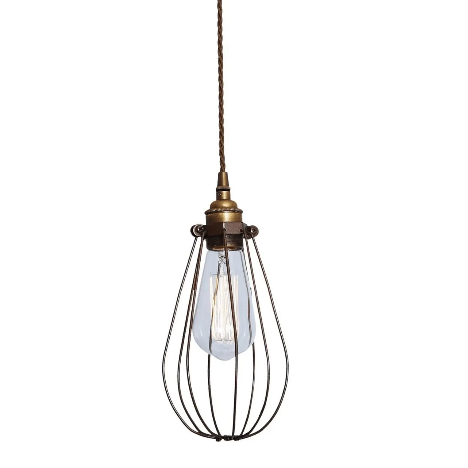 Cage pendant light