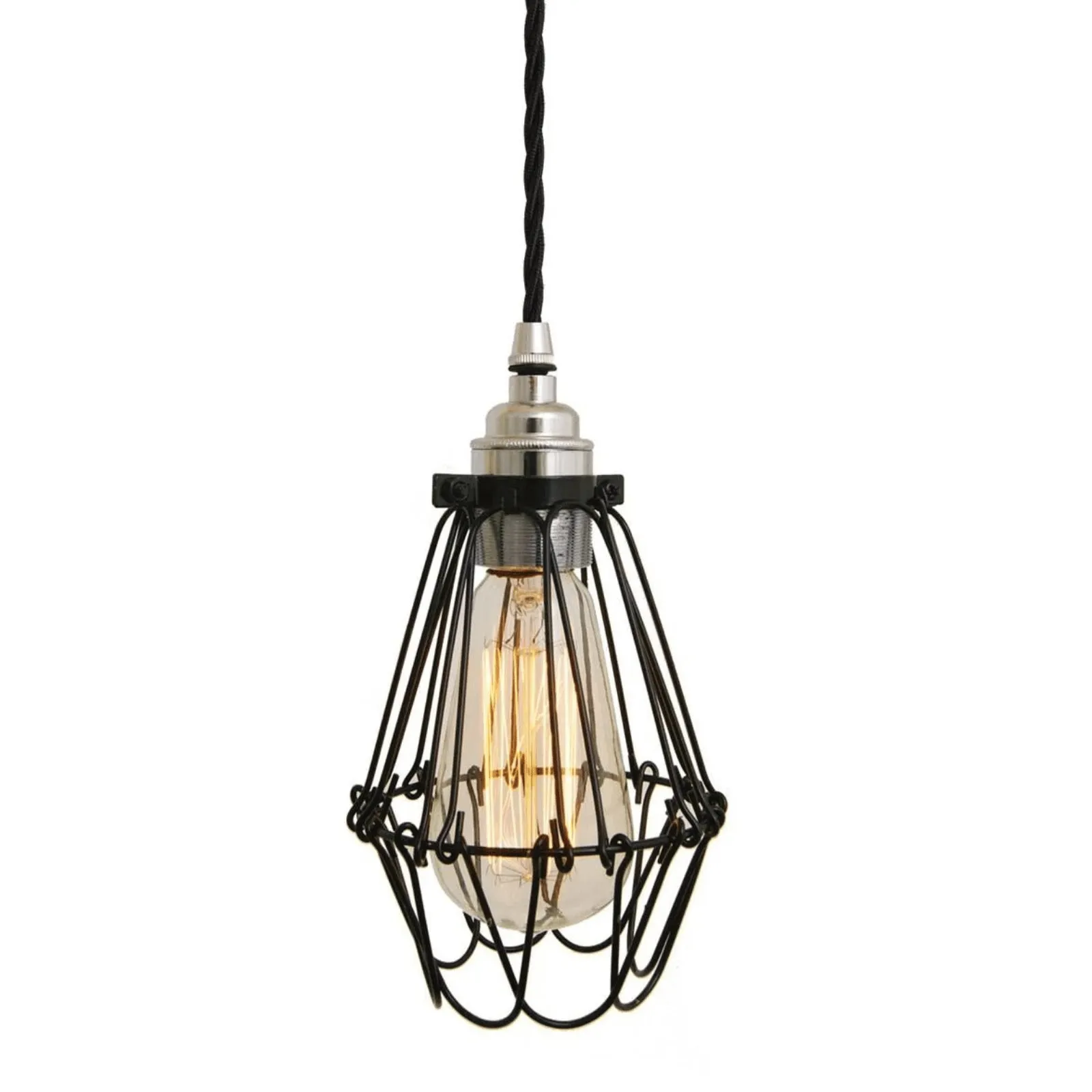 Cage pendant light