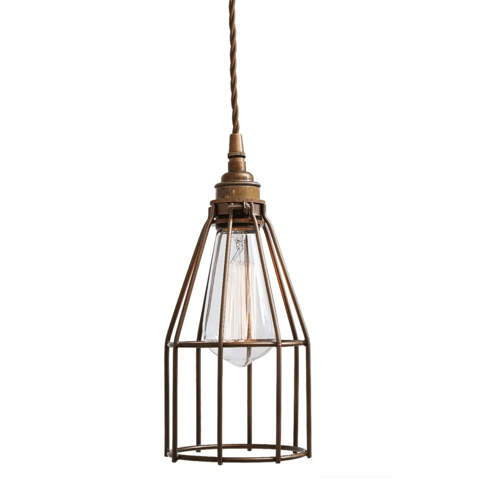 Cage pendant light