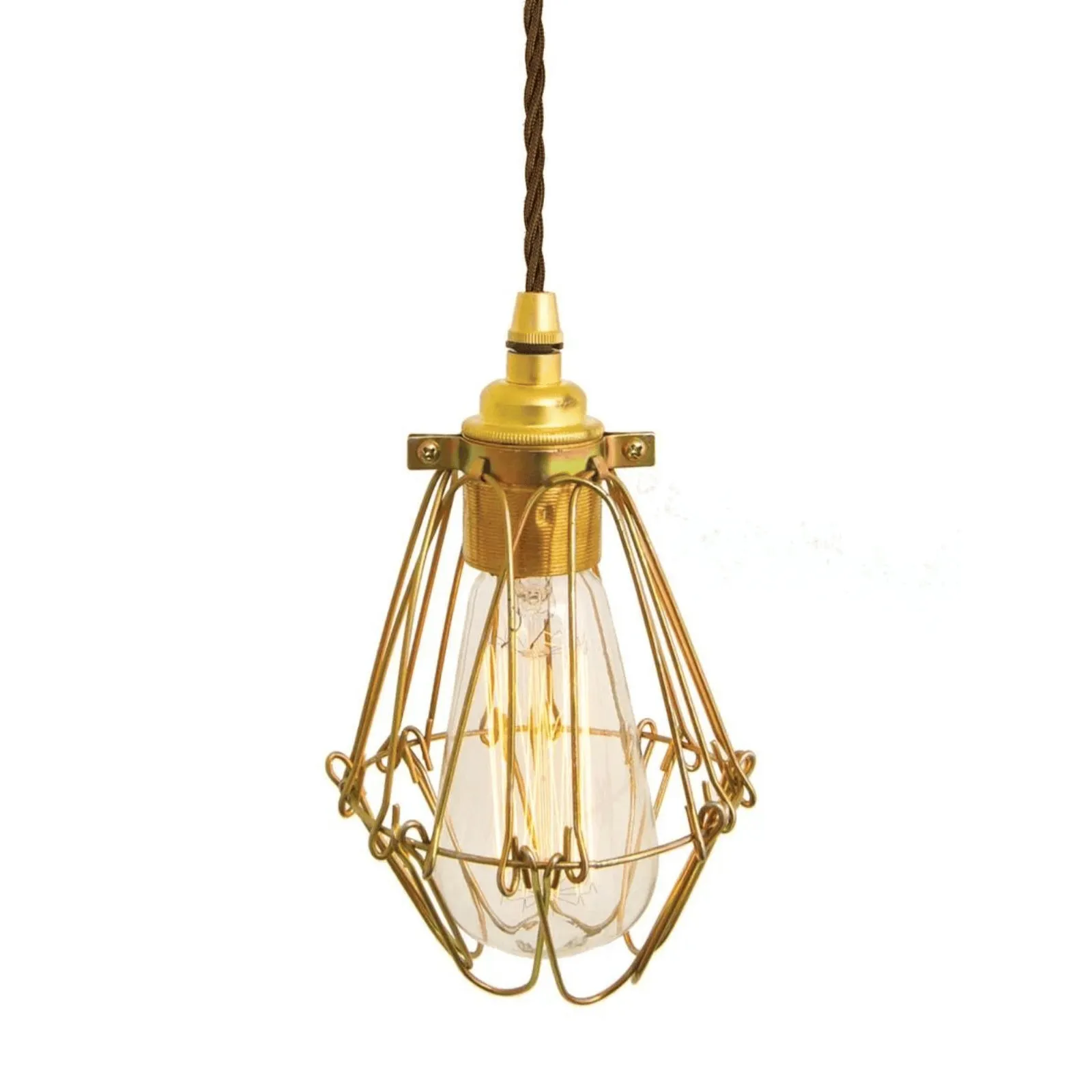 Cage pendant light