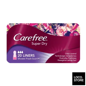 Carefree Pantyliner Super Dry Scented 20S