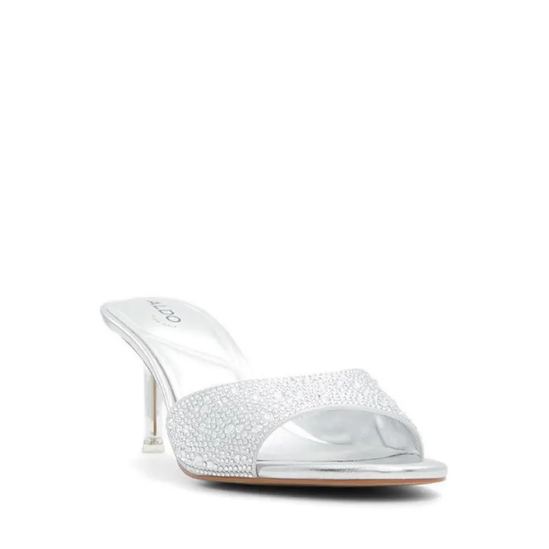 Evelyna Heeled Sandals - Silver