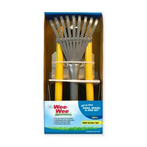 Four Paws Inc Wee-Wee® All-In-One Rake, Spade And Pan Dog Pooper Scooper Set (Small - 7" x 7" x 38)