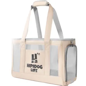 HIPI Stylish Crossbody Pet Carrier Bag for Cats and Small Dogs - Portable and Comfortable Design