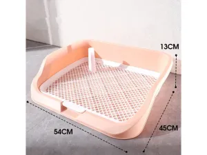 Hoopet Pet Pen Litter Box With Post-54X45X13Cm