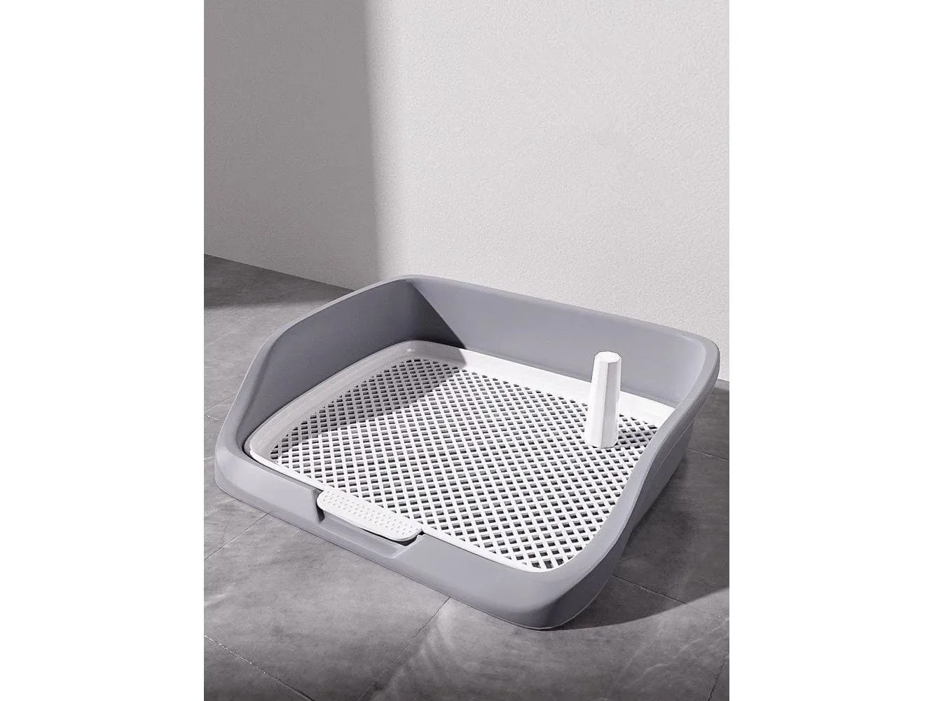 Hoopet Pet Pen Litter Box With Post-54X45X13Cm