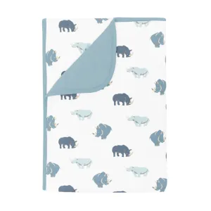 Kyte Baby 1.0 Tog Printed Toddler Blanket in Rhino