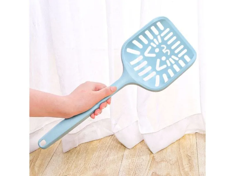 Large cat face shovel with extended handle