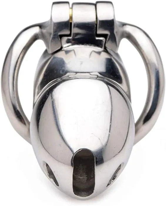 MS ''Rikers'' 24-7 Stainless Steel Locking Chastity Cage