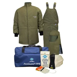 NSA KIT4SCLT403X10 40 cal ArcGuard RevoLite Arc Flash Kit with Short Coat & Bib Overall (3X/10)