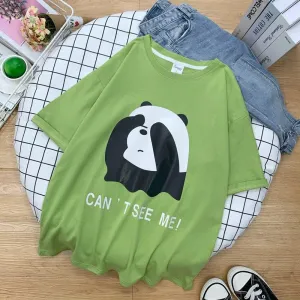 Panda T Shirt Print