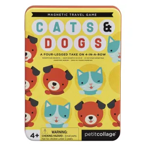 Petit Collage Magnetic Travel Game - Cats and Dogs