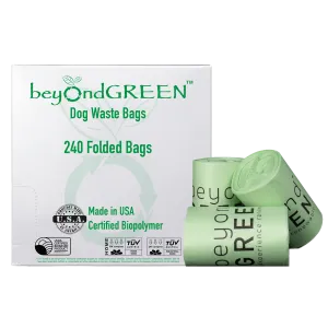 Plant-Based Dog Poop Bag Rolls for Leash Dispenser - 240 Bags