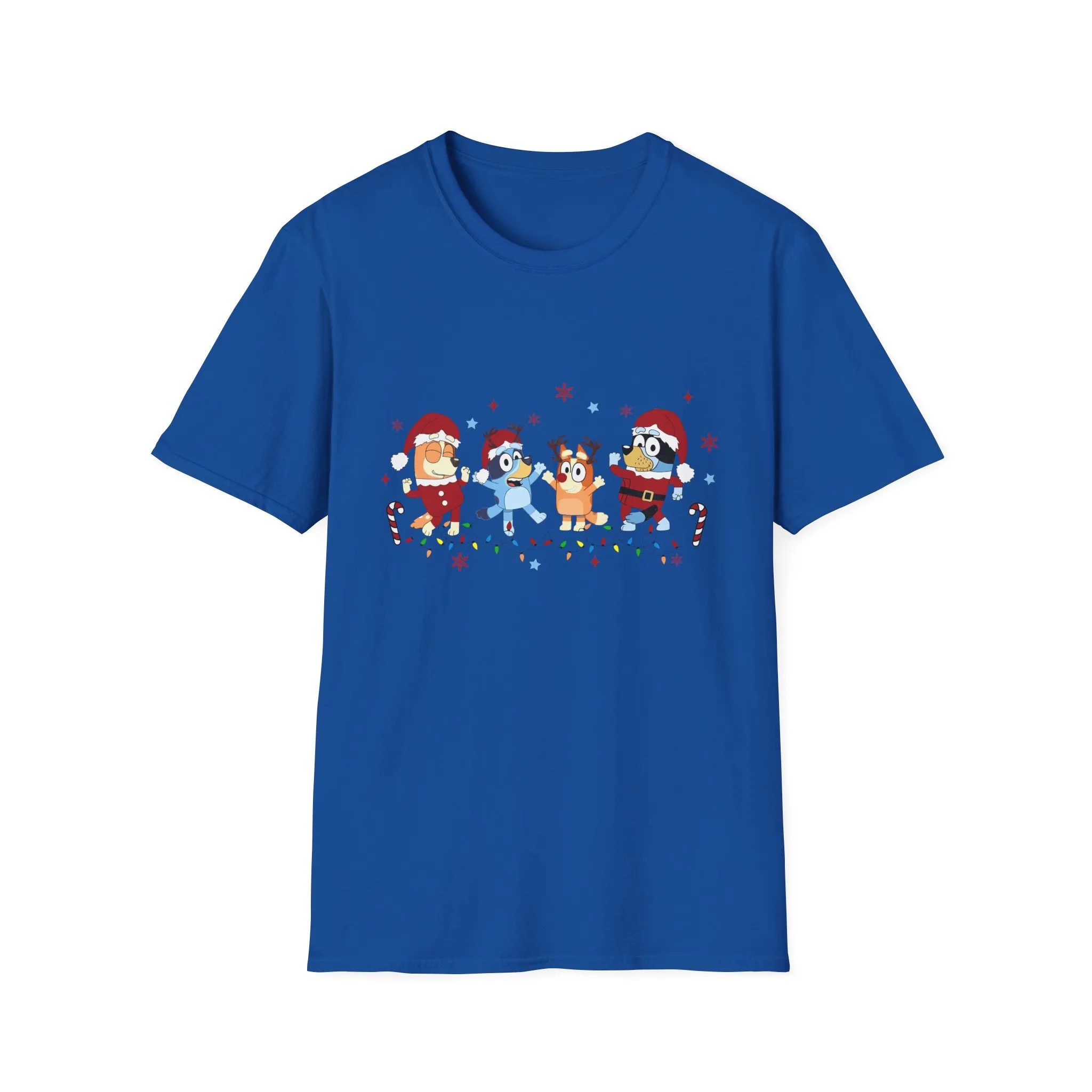 Princess Grace Festive Holiday Unisex T-Shirt - Cheerful Cartoon Characters