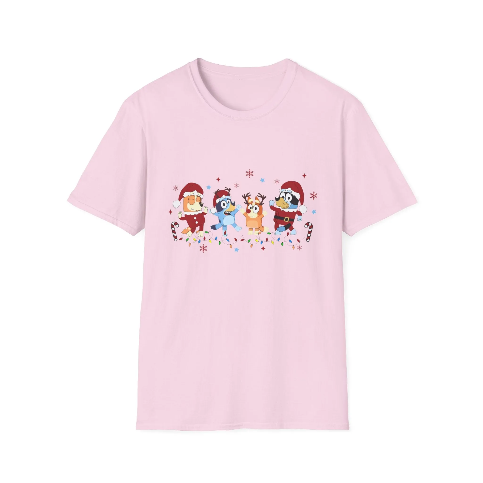 Princess Grace Festive Holiday Unisex T-Shirt - Cheerful Cartoon Characters