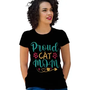 Proud Cat Mom T-shirt - Cat Owner Shirt