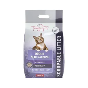 Trouble and Trix Odour Neutralising Lavender Clumping Cat Litter 15L/12.8kg